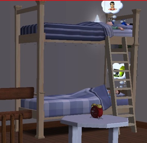 Sims 2 Bunk Bed Recolor